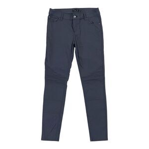 Prana Pants Womens 10 (32x30)  Gray Ruched Knee Moto Nylon Blend Outdoors‎